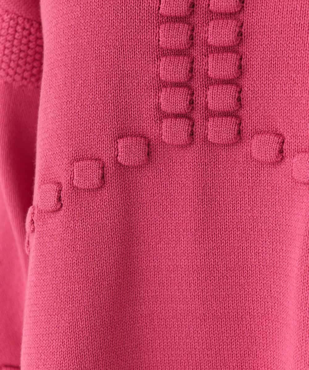 RBFCE86330 HIROKO BIS(ヒロコ ビス) バルキーニットデザインプルオーバー ピンク