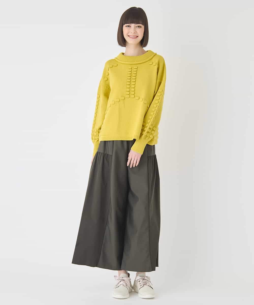 RBFCE86330 HIROKO BIS(ヒロコ ビス) バルキーニットデザインプルオーバー ピンク