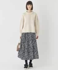 RBFCE86330 HIROKO BIS(ヒロコ ビス) バルキーニットデザインプルオーバー ピンク