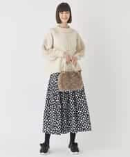 RBFCE86330 HIROKO BIS(ヒロコ ビス) バルキーニットデザインプルオーバー ピンク