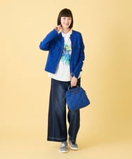 RBFED20330 HIROKO BIS(ヒロコ ビス) ステッチアクセントミラノリブカーディガン ホワイト