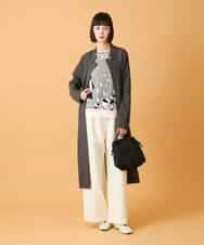 RBFED25290 HIROKO BIS(ヒロコ ビス) アーティスティックジャガードニットプルオーバー ライトブルー