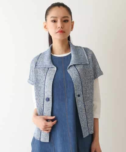 RBFFB30330 HIROKO BIS カラーミックスニットジレ