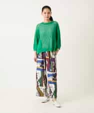 RBFFD41290 HIROKO BIS(ヒロコ ビス) ざっくりメッシュニットプルオーバー アイボリー