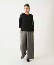 RBFFD41290 HIROKO BIS(ヒロコ ビス) ざっくりメッシュニットプルオーバー アイボリー