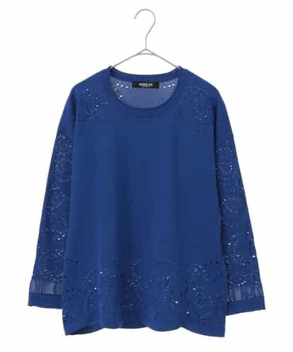 RBFFJ06230 HIROKO BIS 【洗える】アイレットコットンプルオーバー