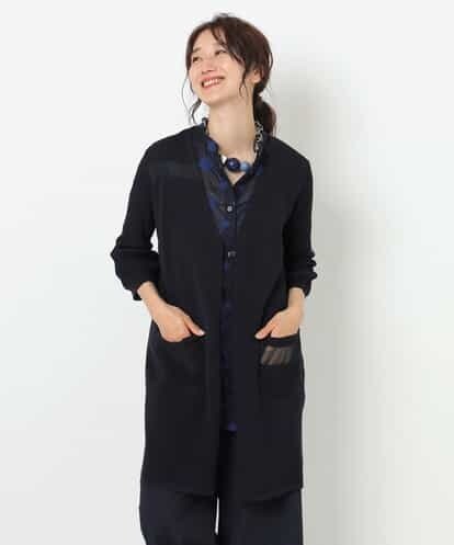 RBFGN02260 HIROKO BIS 【洗える】サマーニットセミロングカーディガン