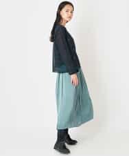 RBFJS02330 HIROKO BIS(ヒロコ ビス) 【洗える】ドット柄シアーニットプルオーバー レッド