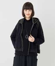 RBFLB01360 HIROKO BIS(ヒロコ ビス) ジャカードニットブルゾン カーキ