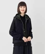 RBFLB01360 HIROKO BIS(ヒロコ ビス) ジャカードニットブルゾン ベージュ