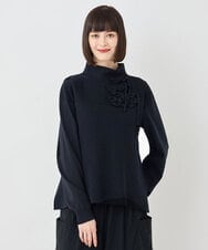 RBFLB26330 HIROKO BIS(ヒロコ ビス) スカラップデザインニット ブルー