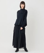 RBFLB26330 HIROKO BIS(ヒロコ ビス) スカラップデザインニット ブルー