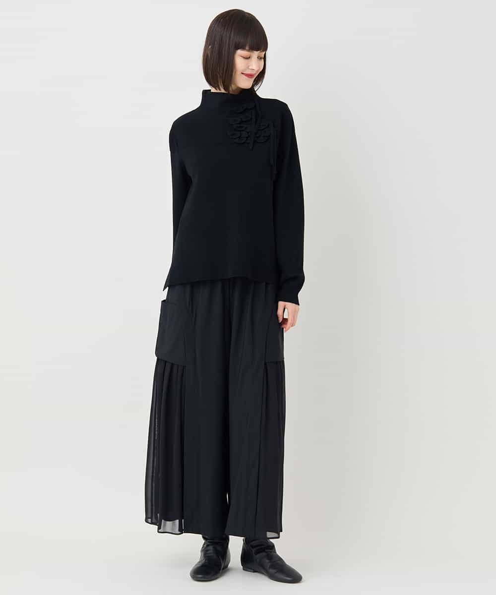 RBFLB26330 HIROKO BIS(ヒロコ ビス) スカラップデザインニット ブルー