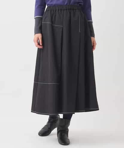RBHAD28260 HIROKO BIS ステッチデザインフレアスカート