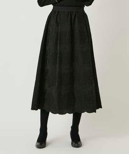 RBHAF50390 HIROKO BIS 【先行予約】モチーフレースデザインスカート
