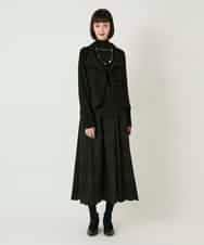 RBHAF50390 HIROKO BIS(ヒロコ ビス) 【先行予約】モチーフレースデザインスカート ブラック