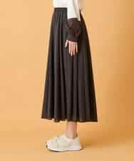 RBHED51290 HIROKO BIS(ヒロコ ビス) かまぼこプリーツスカート ダークグレー