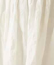 RBHFD26290 HIROKO BIS(ヒロコ ビス) ボタニカルモチーフロング丈スカート ホワイト