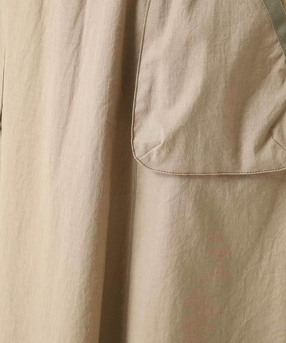 RBHFD31290 HIROKO BIS(ヒロコ ビス) リネンライクアウトポケットフレアスカート ベージュ