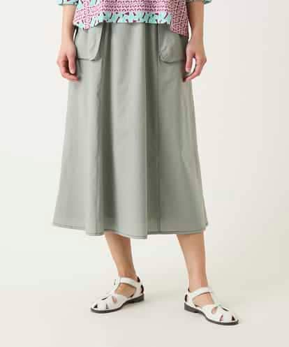 RBHFD31290 HIROKO BIS リネンライクアウトポケットフレアスカート