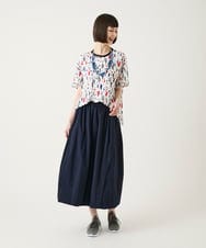 RBHGE59260 HIROKO BIS(ヒロコ ビス) カーブタックバルーンスカート カーキ