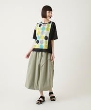 RBHGE59260 HIROKO BIS(ヒロコ ビス) カーブタックバルーンスカート カーキ