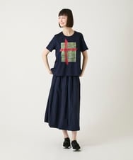 RBHGE59260 HIROKO BIS(ヒロコ ビス) カーブタックバルーンスカート カーキ