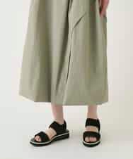 RBHGE59260 HIROKO BIS(ヒロコ ビス) カーブタックバルーンスカート カーキ