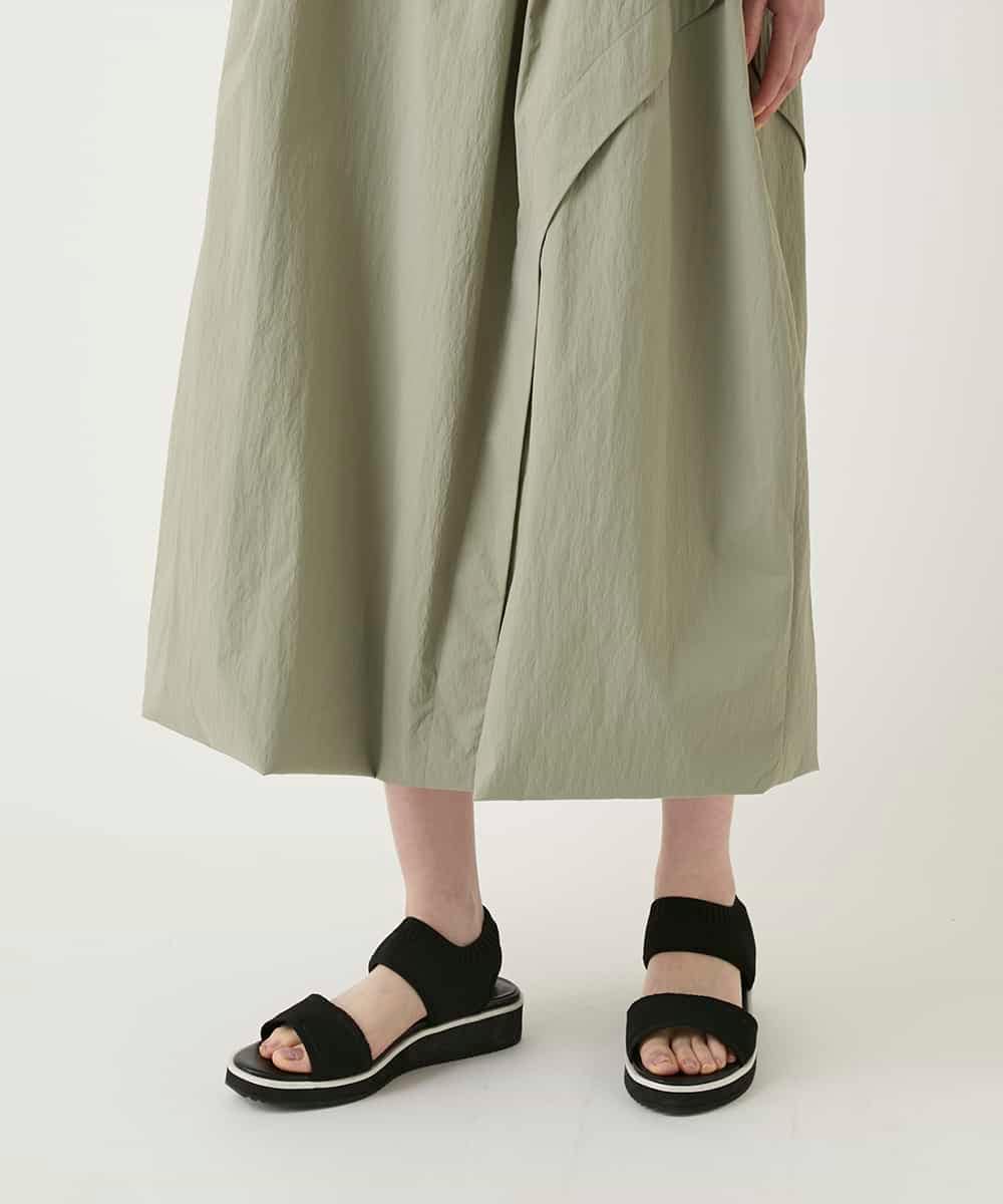 RBHGE59260 HIROKO BIS(ヒロコ ビス) カーブタックバルーンスカート カーキ