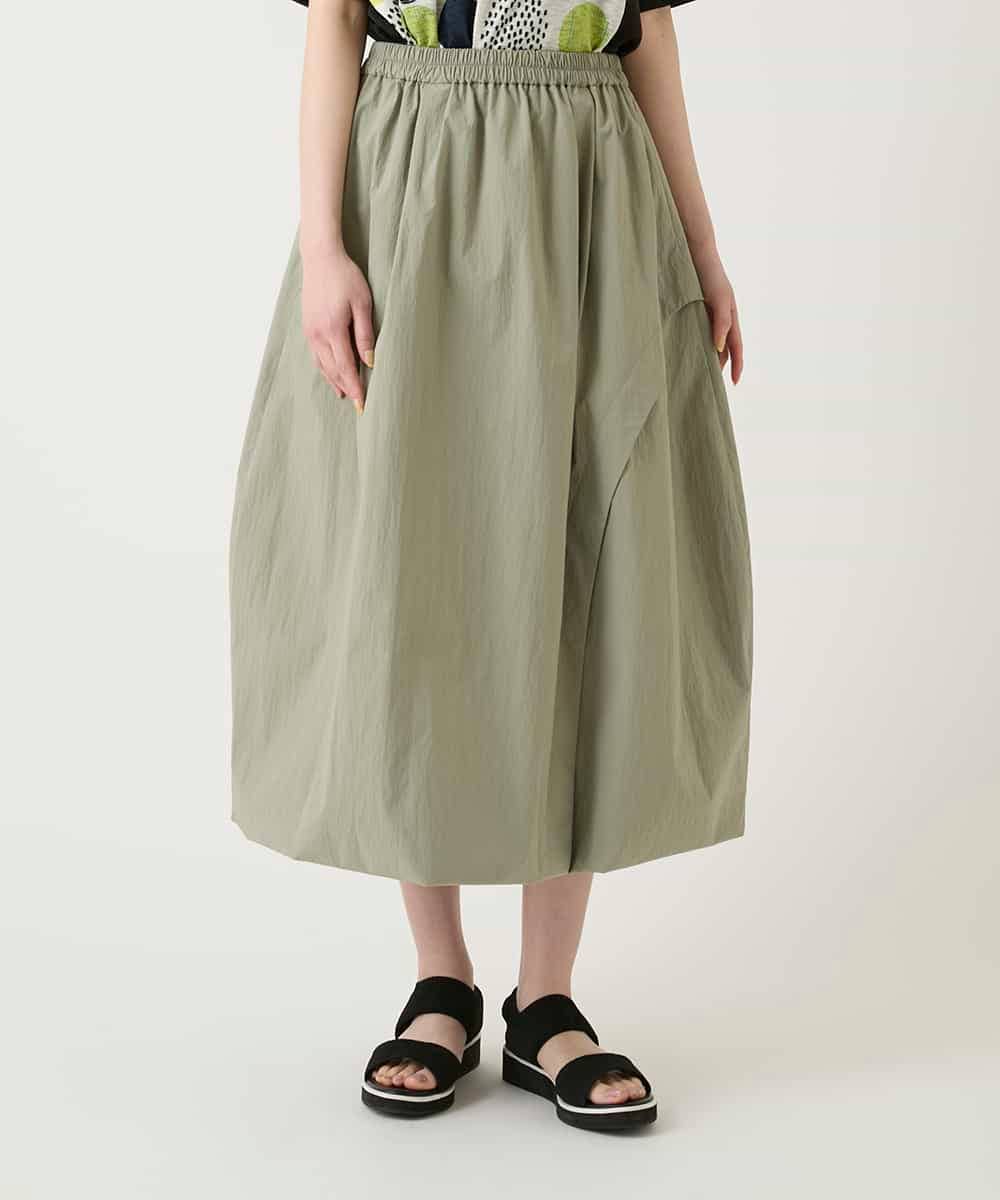 RBHGE59260 HIROKO BIS(ヒロコ ビス) カーブタックバルーンスカート カーキ