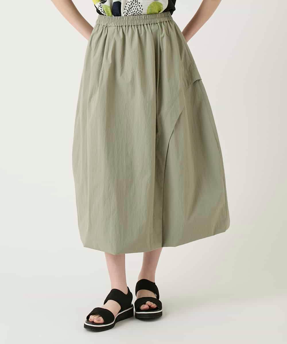 RBHGE59260 HIROKO BIS(ヒロコ ビス) カーブタックバルーンスカート カーキ