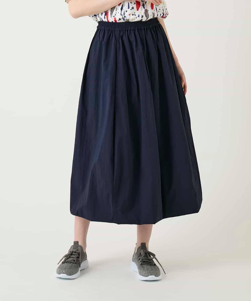 RBHGE59260 HIROKO BIS(ヒロコ ビス) カーブタックバルーンスカート ネイビー