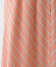 RBHHS15270 HIROKO BIS(ヒロコ ビス) 【洗える】ストライプデザインフレアスカート ピンク