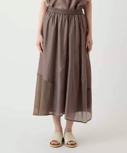 RBHIE04260 HIROKO BIS メッシュアクセントアシンメトリースカート