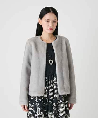 RBJAG40490 HIROKO BIS エコファーショートジャケット