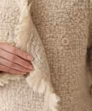 RBJAX11490 HIROKO BIS(ヒロコ ビス) ループフリンジデザインジャケット ベージュ