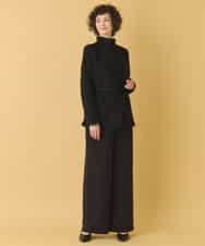 RBJAX11490 HIROKO BIS(ヒロコ ビス) ループフリンジデザインジャケット ブラック