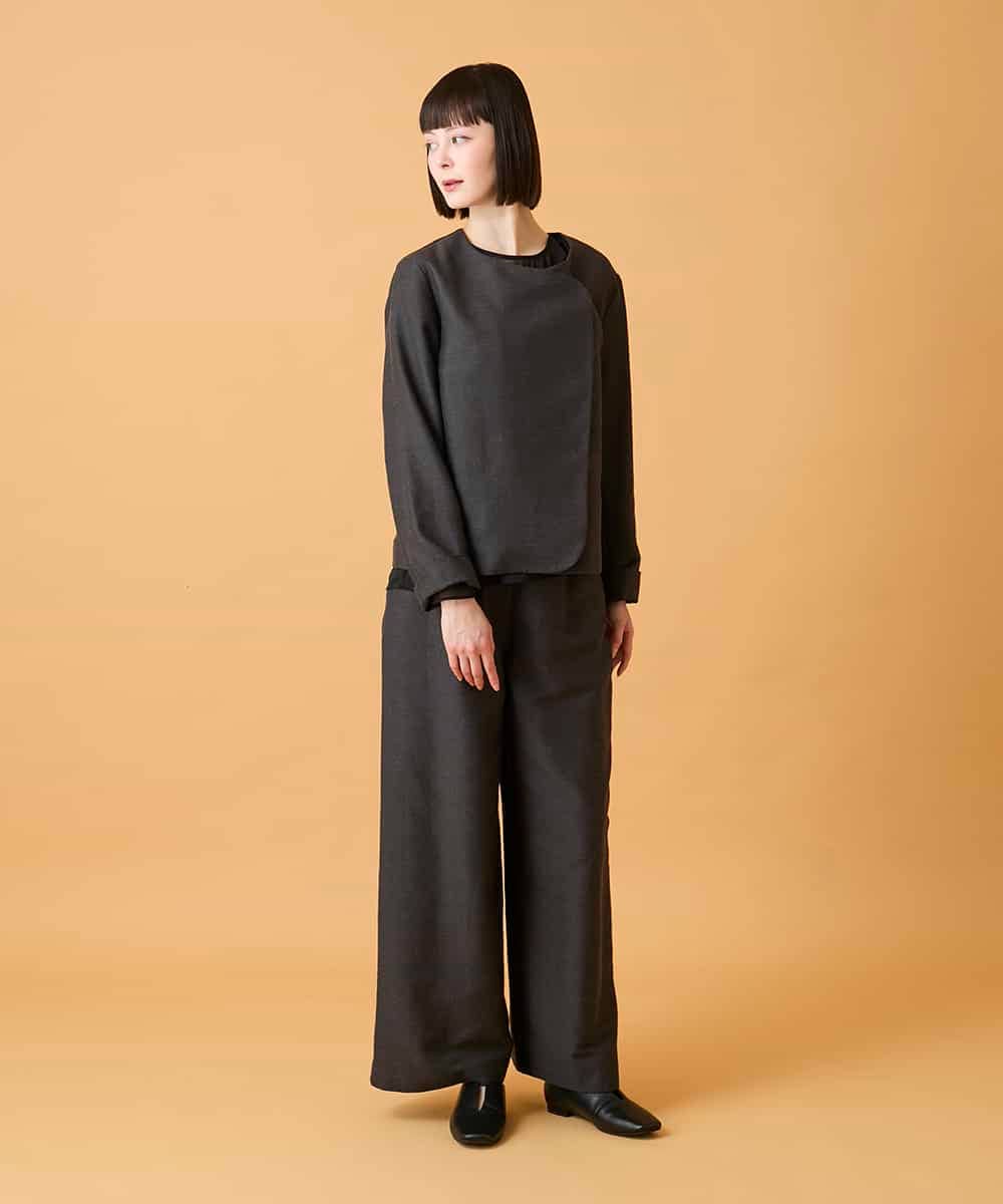 RBJED45390 HIROKO BIS(ヒロコ ビス) ジャカードノーカラージャケット アイボリー