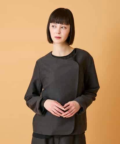 RBJED45390 HIROKO BIS ジャカードノーカラージャケット /洗える