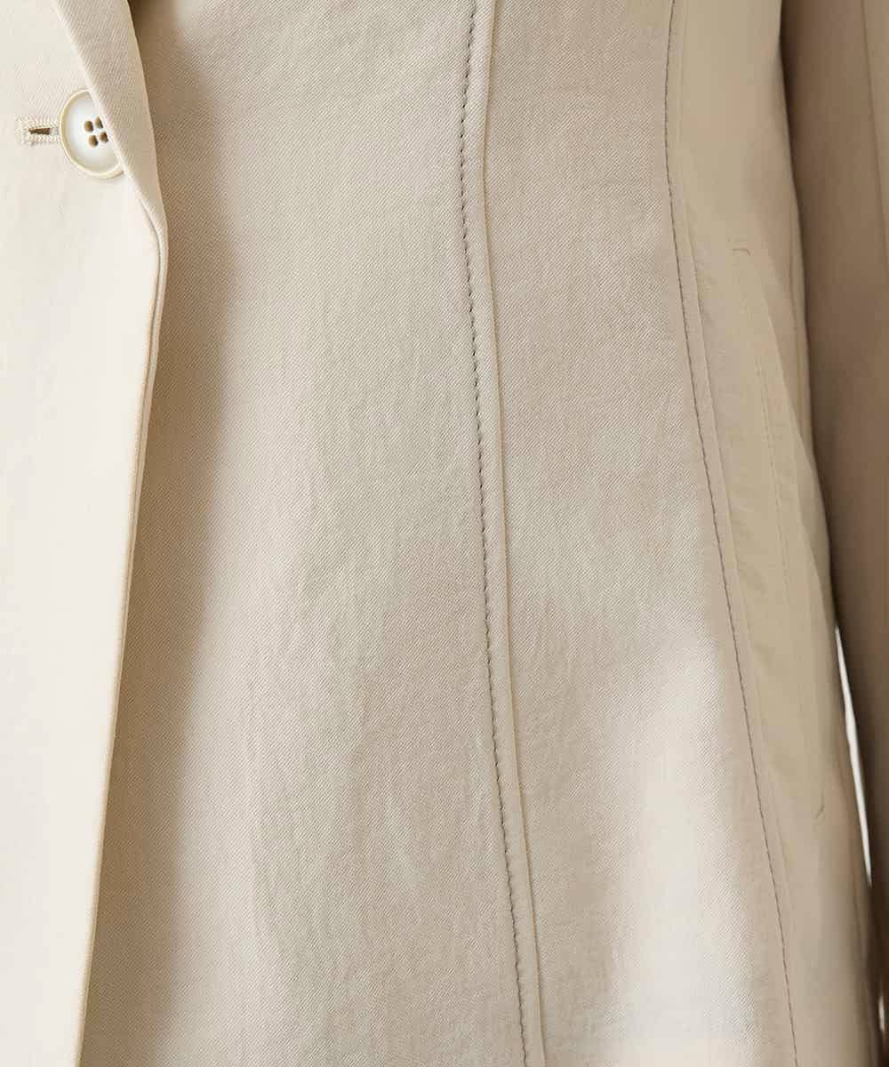 RBJFD10330 HIROKO BIS(ヒロコ ビス) 切り替えステッチデザインジャケット ベージュ