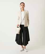 RBJFD10330 HIROKO BIS(ヒロコ ビス) 切り替えステッチデザインジャケット ベージュ