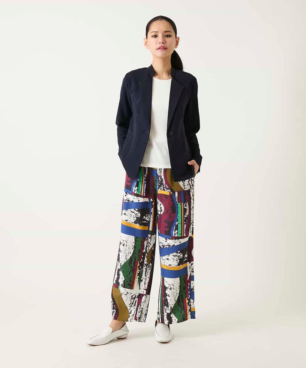 RBJFD10330 HIROKO BIS(ヒロコ ビス) 切り替えステッチデザインジャケット ベージュ