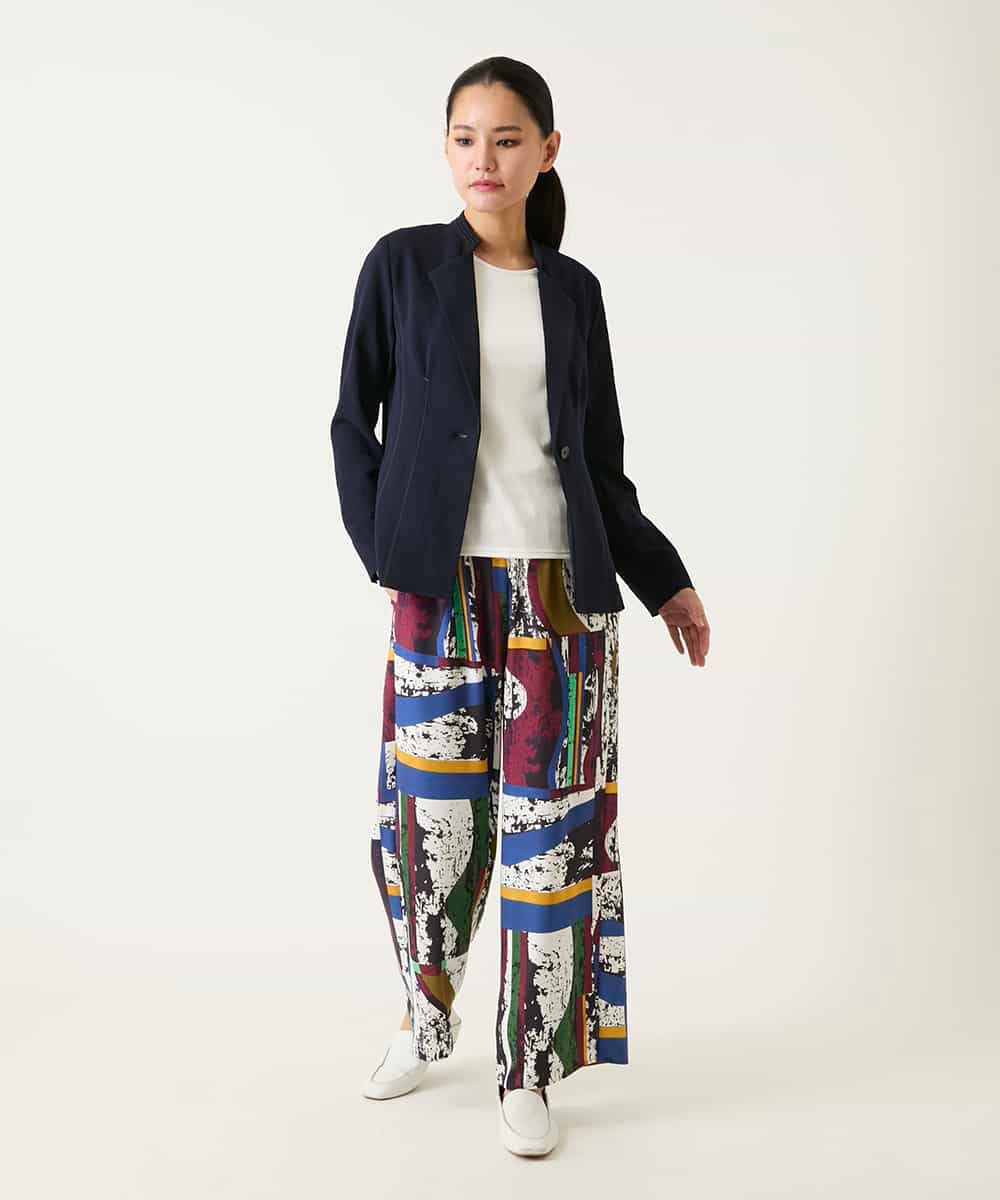 RBJFD10330 HIROKO BIS(ヒロコ ビス) 切り替えステッチデザインジャケット ベージュ