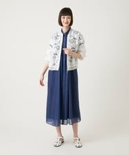 RBJGE05360 HIROKO BIS(ヒロコ ビス) フラワーレースデザインブルゾン ホワイト
