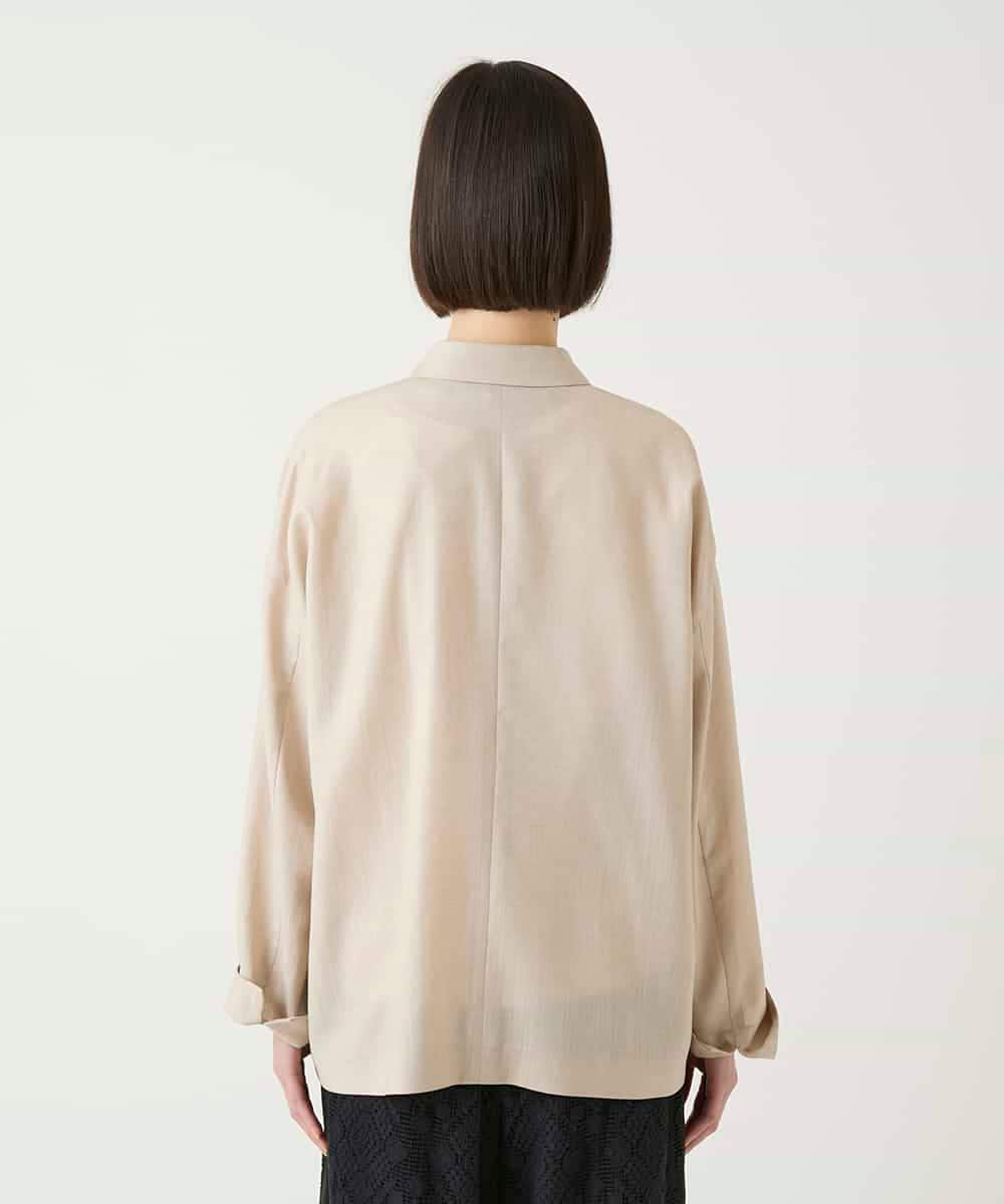 RBJGE10330 HIROKO BIS(ヒロコ ビス) リネンライクジャケット ベージュ