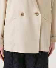 RBJGE10330 HIROKO BIS(ヒロコ ビス) リネンライクジャケット ベージュ