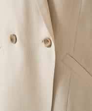 RBJGE10330 HIROKO BIS(ヒロコ ビス) リネンライクジャケット ベージュ