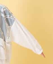 RBJGE30360 HIROKO BIS(ヒロコ ビス) 【先行予約】オパールロゴジョイントデザインブルゾン ホワイト