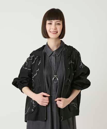 RBJGE30360 HIROKO BIS オパールロゴジョイントデザインブルゾン