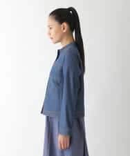 RBJJB01290 HIROKO BIS(ヒロコ ビス) ステッチポイントデニムジャケット ネイビー